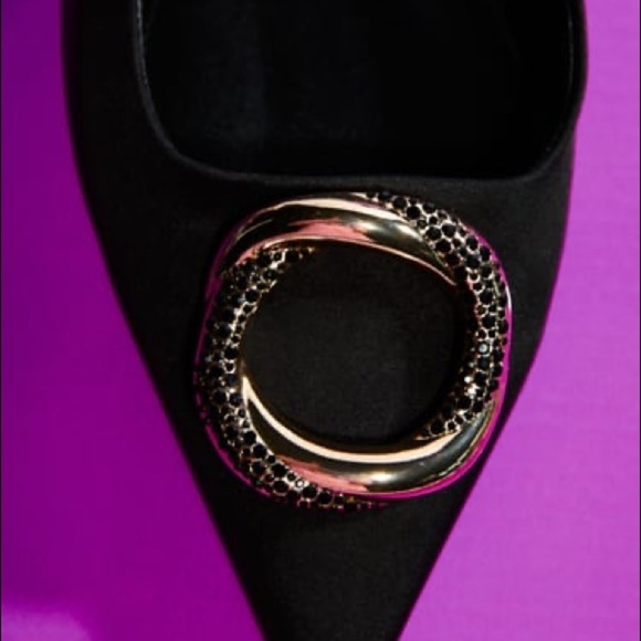 EMBELLISHED FLAT SLINGBACK SHOES - Picture 9 of 9